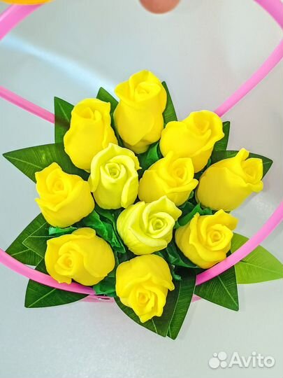 Подарок, будет, цветы мыло ручной работы