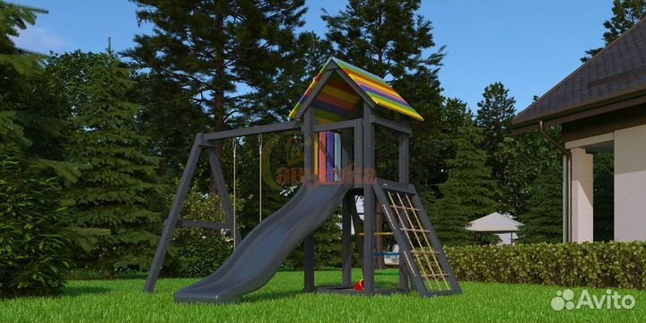 Площадка из клееного бруса