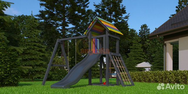 Площадка из клееного бруса