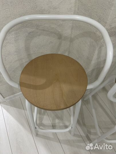 Комплект барных стульев лофт со спинкой