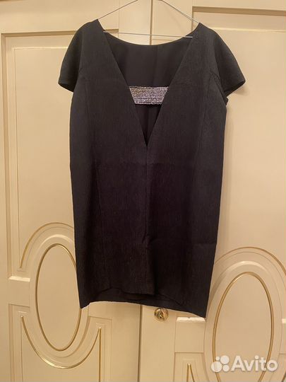 Вечернее платье 46 размера черное