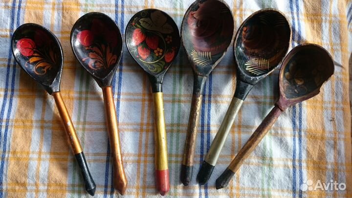 Деревянные ложки(хохлома)