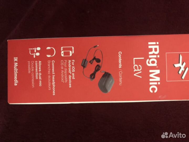 Микрофон (петличка) iRig Mic Lav