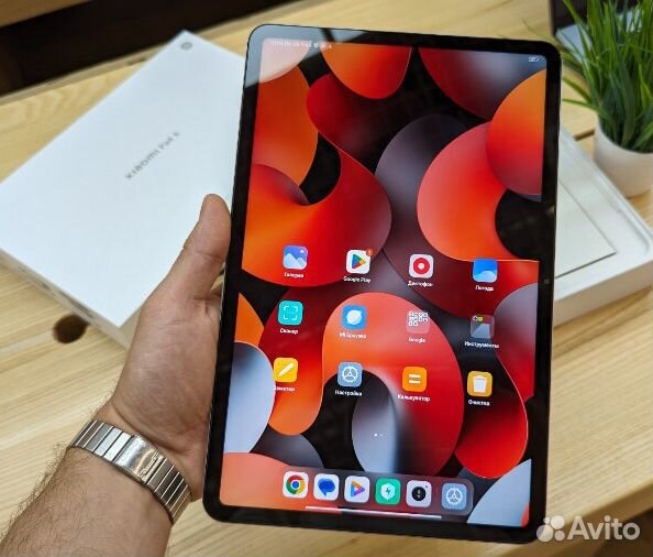 Xiaomi pad 6 6/128Gb Ростест Золотой (Champagne)