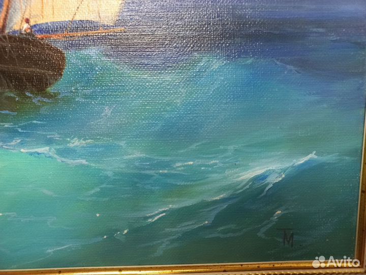 Копия с картины Айвазовского Бурное море