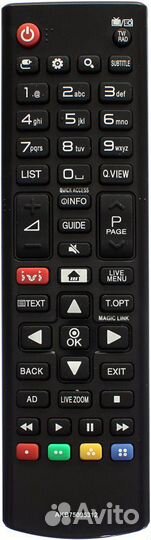 Пульт LG AKB75095312 box TV IVI