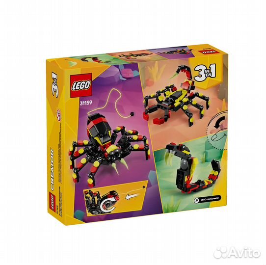 Lego Creator Удивительный паук 31159, 3 в 1