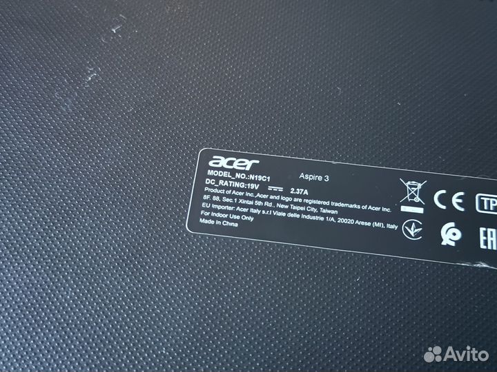 Ноутбук Acer Aspire 3 n19c1