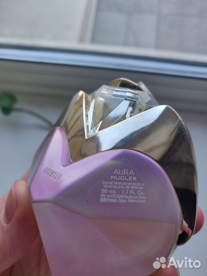 Mugler aura sensuelle 50 мл не полный флакон