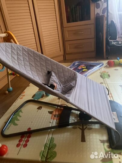 Шезлонг для новорожденных luxmom