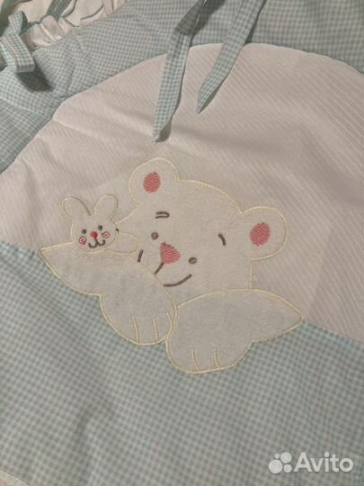 Бортики и балдахин в кроватку