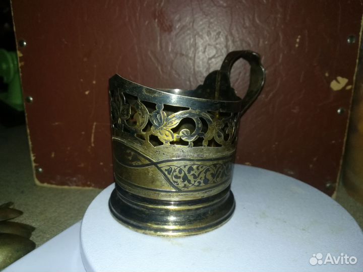 Подстаканник серебро