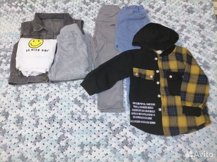Одежда пакетом на мальчика р92-98