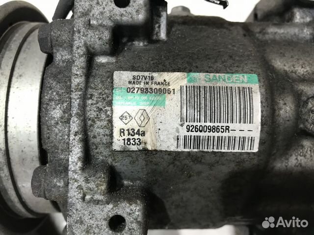 926009865R Компрессор кондиционера Nissan Qashqai