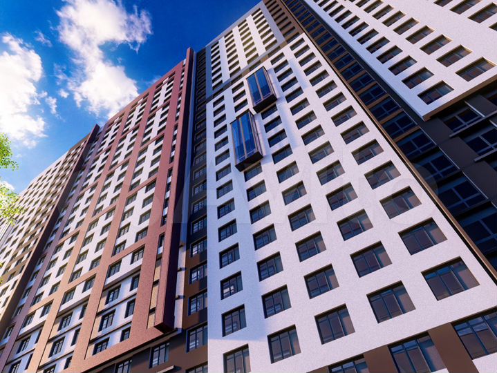 2-к. квартира, 42,4 м², 24/27 эт.