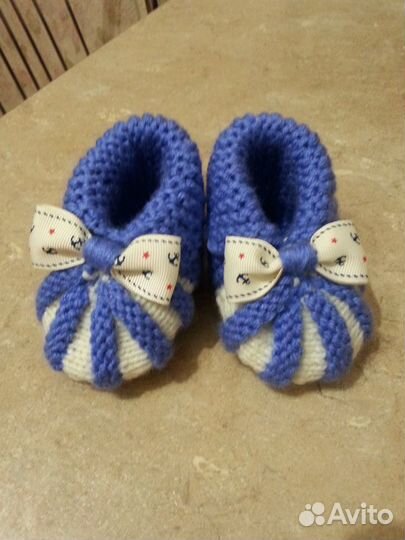 Плед детский вязаный