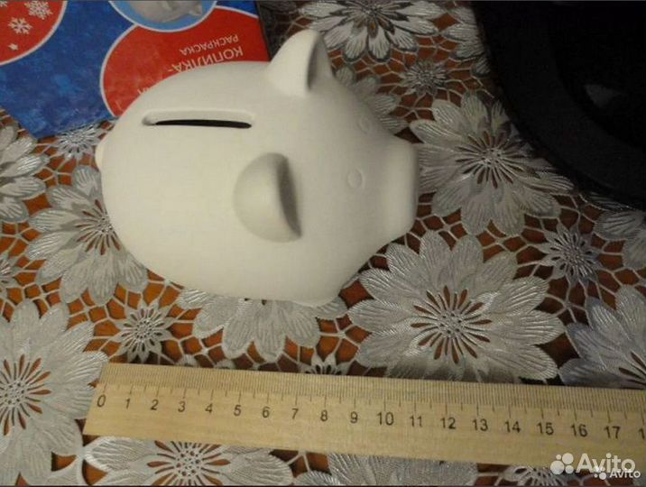 Керамическая копилка-раскраска 