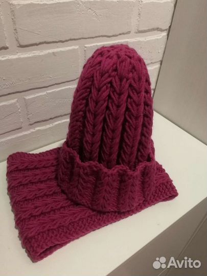 Шапка и снуд труба