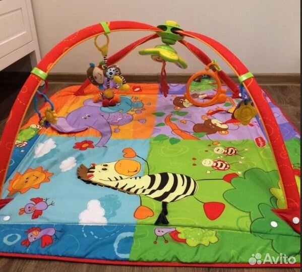 Развивающий коврик Tiny Love Разноцветное Сафари