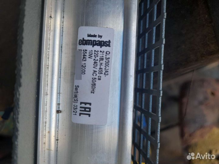 Вентеляторы для внутрипольных конвекторов