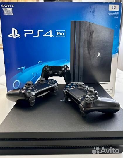 Sony playstation 4 PS4 pro 1tb с играми