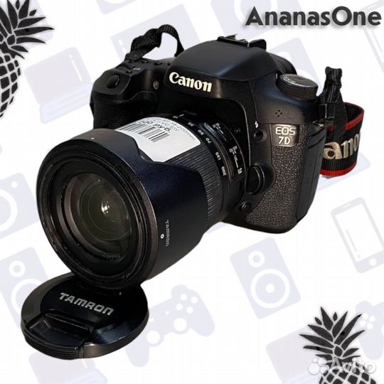 Фотоаппарат Canon EOS 7D Tamron 18-200 mm