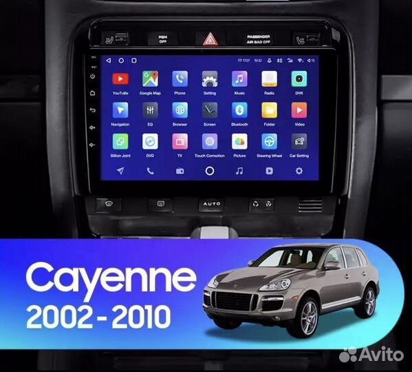 Штатная магнитола Porsche Cayenne 02-10 2-32