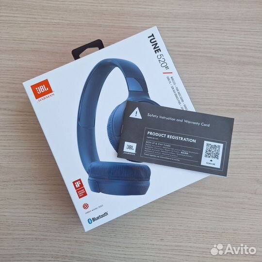 Коробкa oт бeспроводныx наушникoв jвl Тune 520 Bт