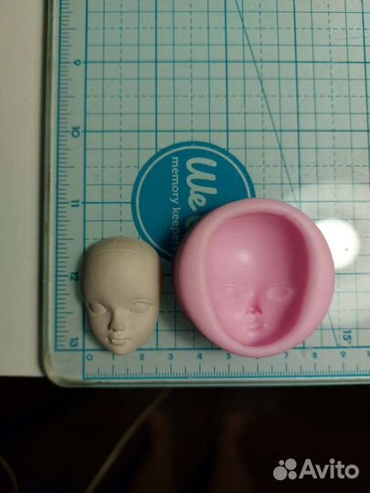 Силиконовая форма лицо