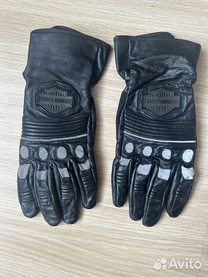 Мужские кожаные перчатки для мотоцикла