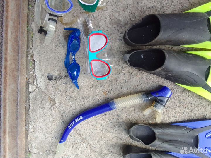 Маски трубки ласты