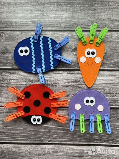 Развивающая игра из фетра