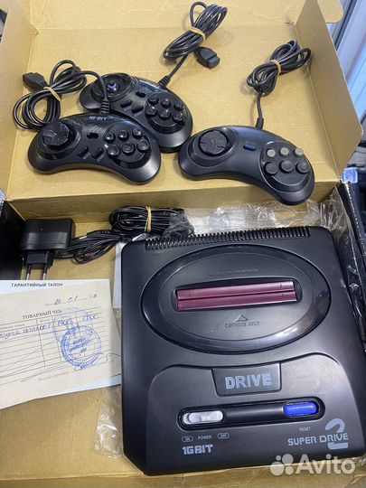 Sega mega drive 2 с играми внутри