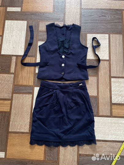Школьная форма для девочки 134 синяя