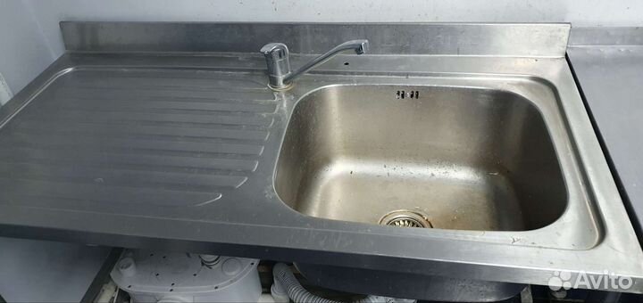 Стол из нержавейки бу с мойкой