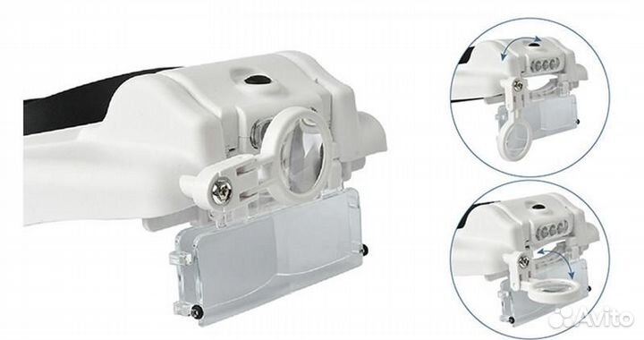 Лупа налобная для точных работ MG81000G ювелирная