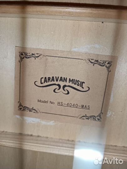 Акустическая гитара Caravan music hs-4040-was