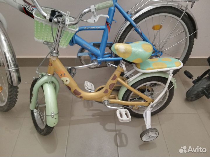 Велосипед детский с корзинкой для девочки 5 лет