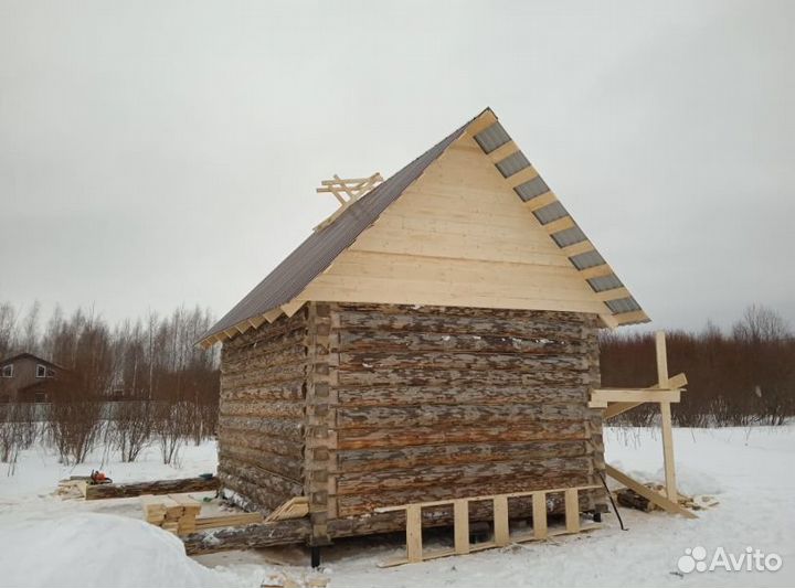 Дома дачи бани срубы строительство