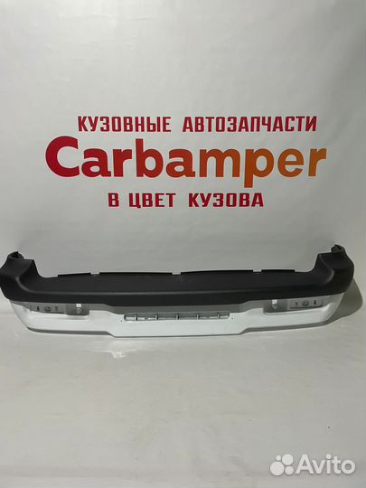 Задний бампер Niva Сhevrolet цвет белый
