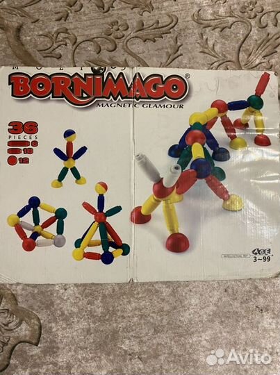 Детский магнитный конструктор