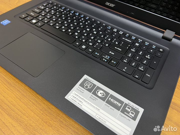 Большой и мощный ноутбук Acer 17 / как новый