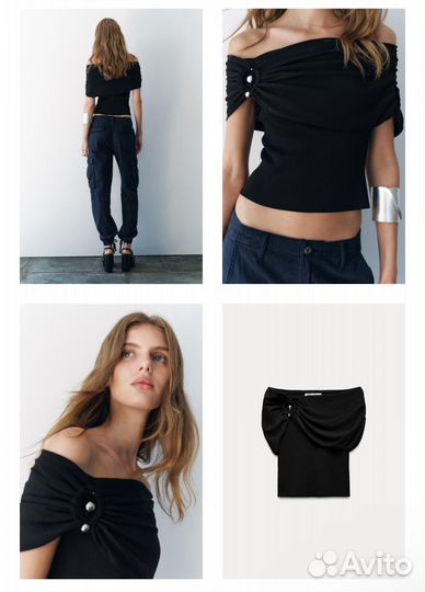 Трикотажный тор zara