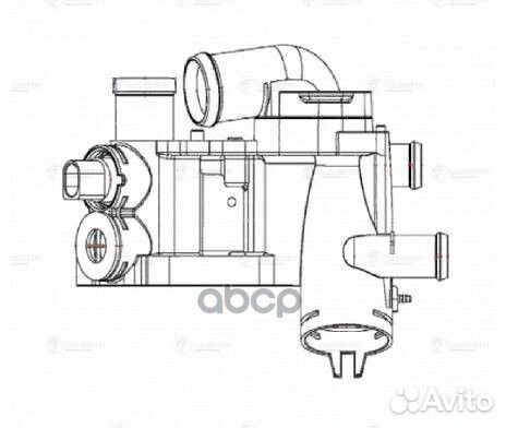 Термостат для а/м Skoda Fabia II (07) 1.4i CG