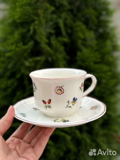 Villeroy boch petite fleur 350 мл чайная пара