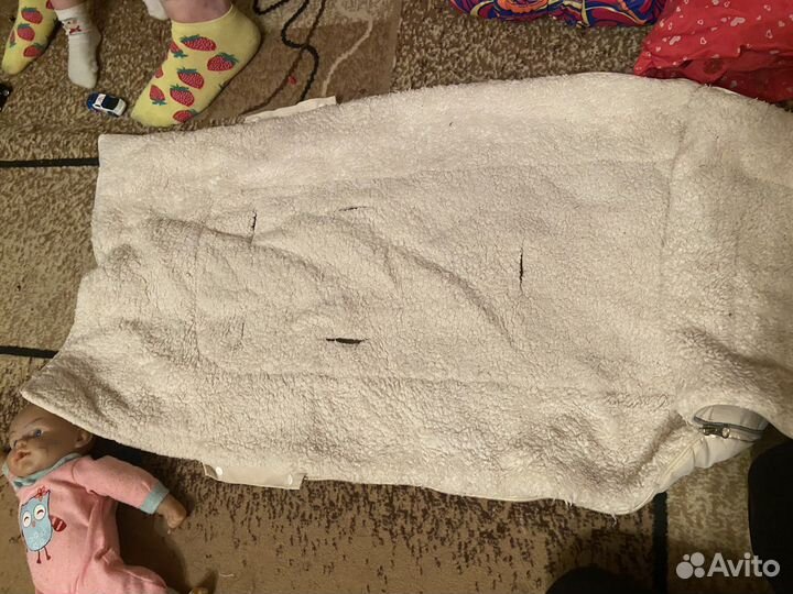 Конверт в коляску на овчине