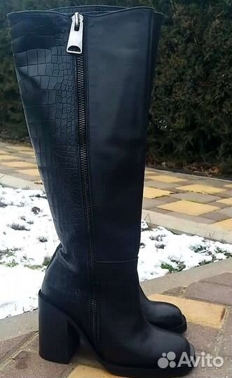 Сапоги натуральная кожа 38 размер
