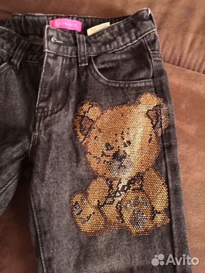 Джинсы для девочки 122р