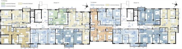 3-к. квартира, 85,9 м², 1/9 эт.