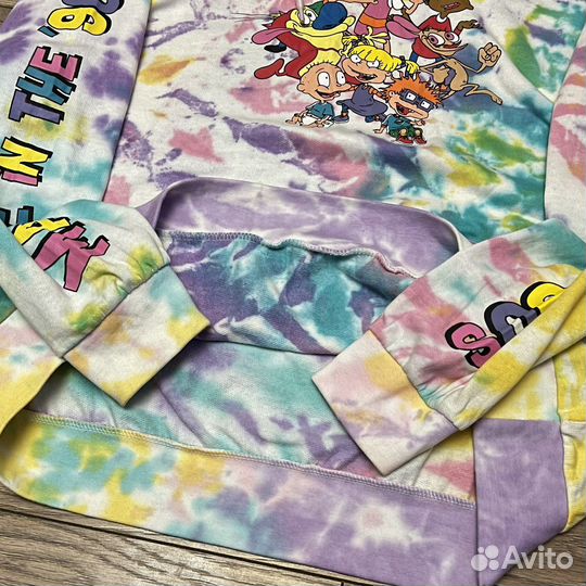 Nickelodeon Made in the 90's Tie Dye XXL Худи